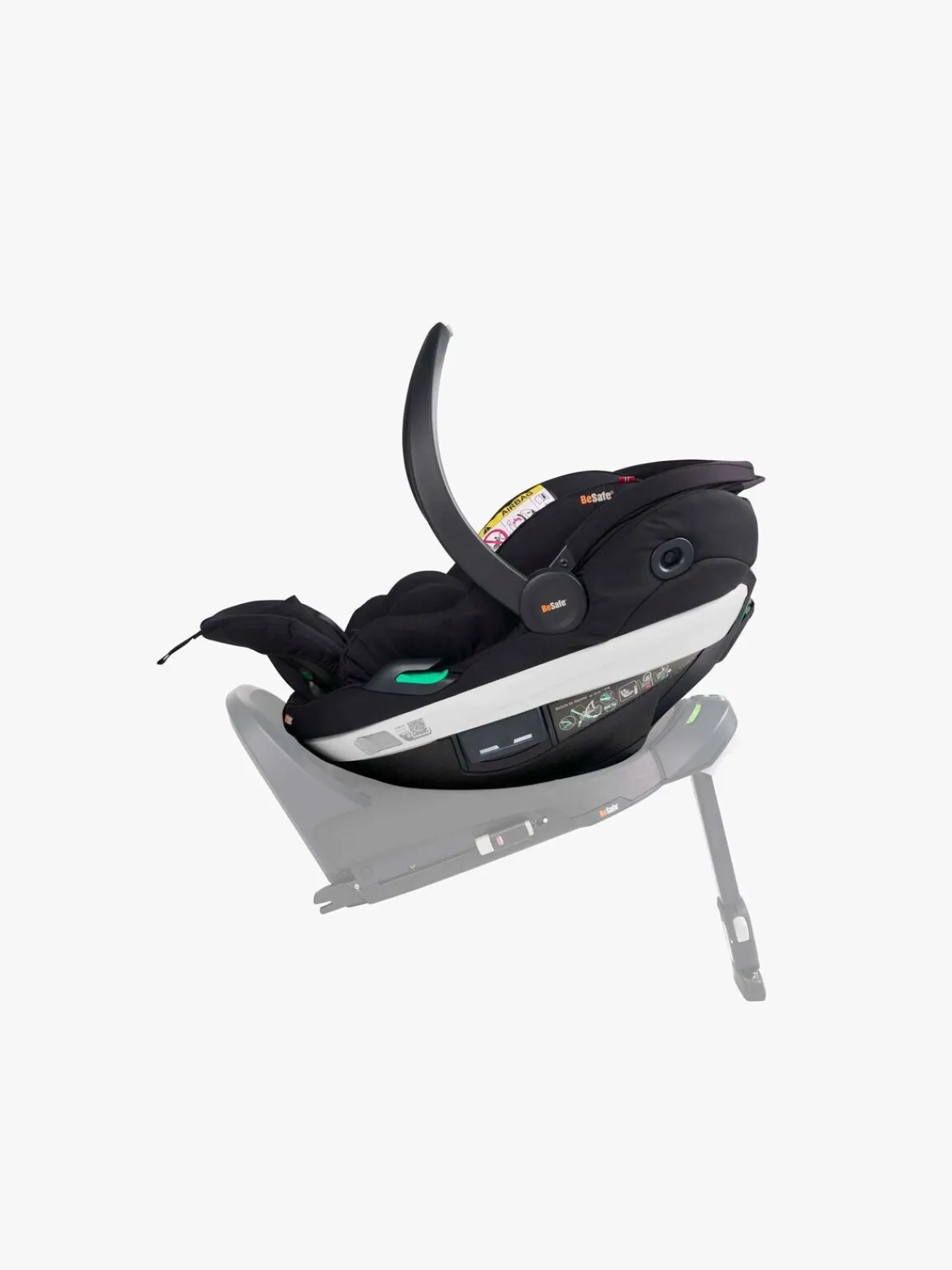 Autostole 0-13 Kg|BeSafe Go Beyond Autostol Baby, Fresh Black Cab Sort