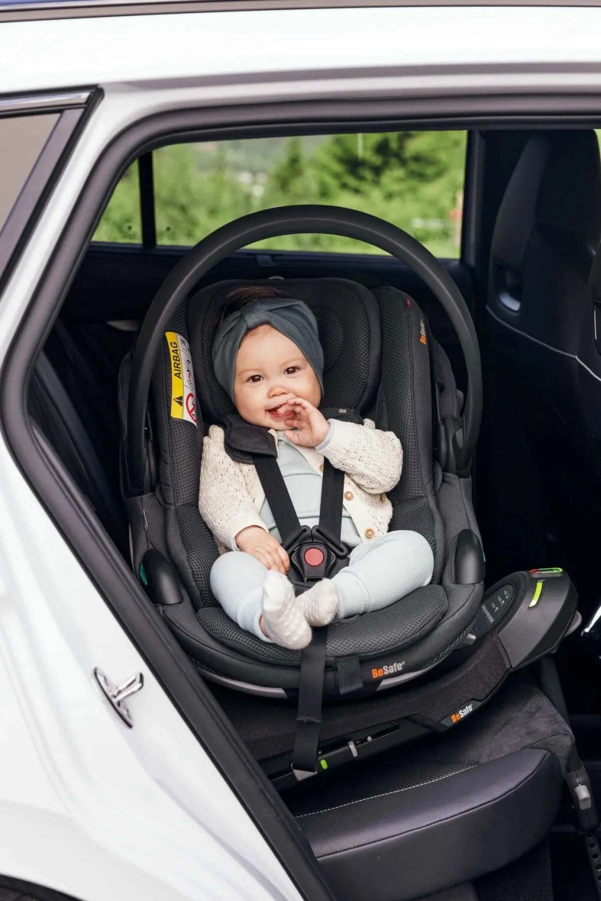 Autostole 0-13 Kg|BeSafe Go Beyond Autostol Baby, Fresh Black Cab Sort