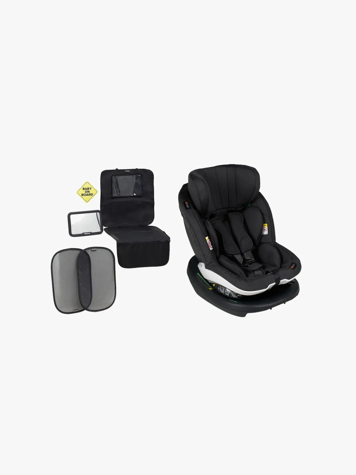 BeSafe iZi Modular RF X1 i-Size Autostol Inkl. Tilbehørspakke, Fresh Black Cab