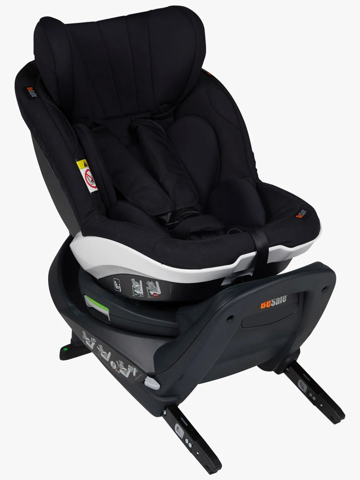 BeSafe Autostole 9-36 Kg-iZi Twist i-Size Autostol, Fresh Black Cab
