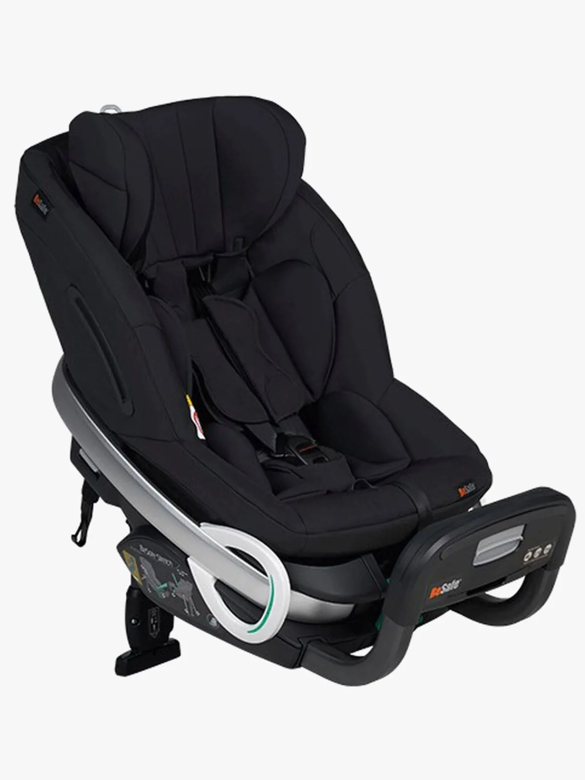 Autostole 9-36 Kg|BeSafe Stretch Autostol inkl. Beemoo Tilbehørspakke, Fresh Black Cab