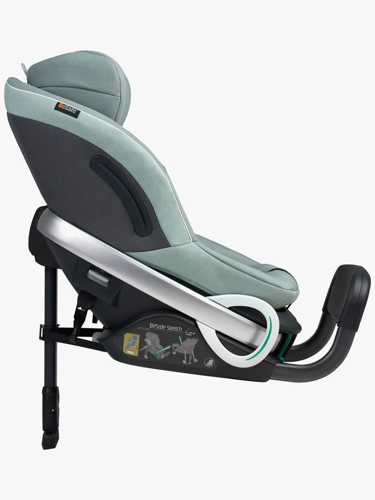 BeSafe Autostole 9-36 Kg-Stretch Autostol, Sea Green Mélange