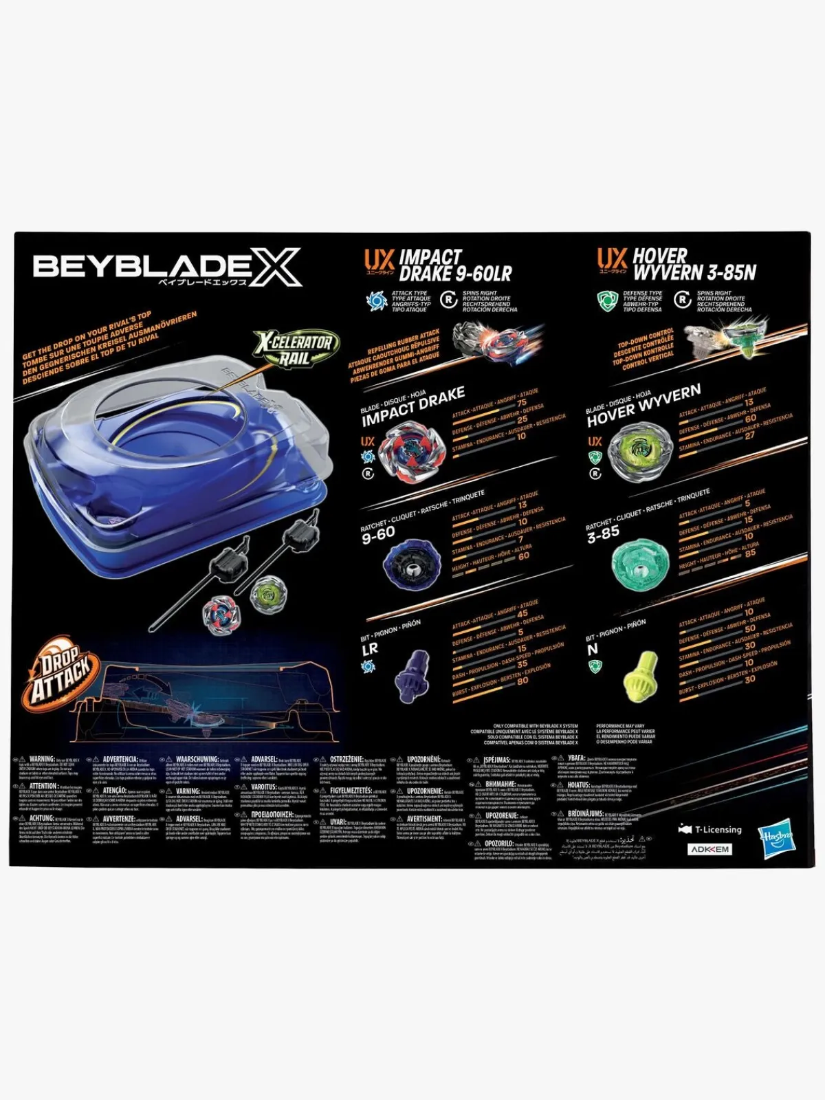Legetøjsfigurer|Beyblade Drop Attack Battle Sæt