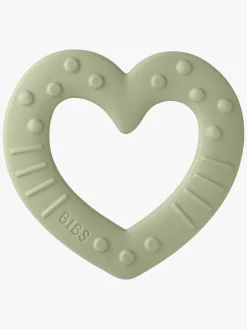 BIBS Baby Bitie Bidelegetøj Heart,  Sage