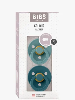 BIBS Sutter & Suttesnore-Colour Sut 2-Pak Latex Str. 1 Rund, Island Sea/Forest Lake