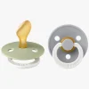 BIBS Colour Sut 2-pak Latex Str. 2 Anatomisk, Sage Glow/Cloud Glow