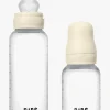 BIBS Grow and Flow Sutteflaske Sæt Silicone 150/270 ml, Ivory