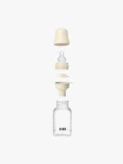 BIBS Grow and Flow Sutteflaske Sæt Silicone 150/270 ml, Ivory