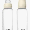 BIBS Medium Flow Sutteflaske Silicone 2-pak 270 ml, Ivory