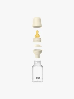 BIBS Spisetid-Slow Flow Sutteflaske Latex 2-pak 150 ml, Ivory