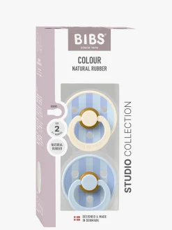 BIBS Sutter & Suttesnore-Studio Colour Block Sut 2-pak Latex Str. 2, Baby Blue Dusty Blue Mix