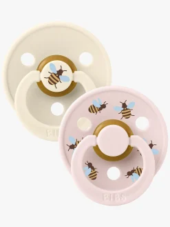 BIBS Studio Colour Bumblebee Sut 2-pak Latex Str. 1, Ivory
