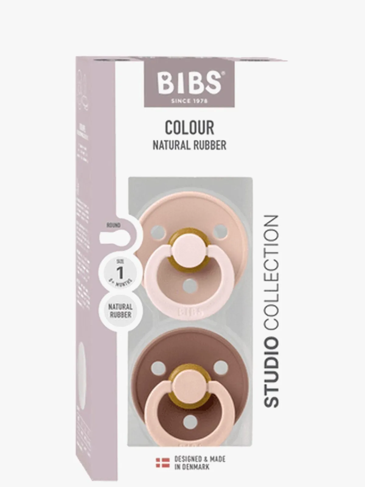 BIBS Sutter & Suttesnore-Studio Colour Fusion Sut 2-pak Str. 1, Blush Woodchuck mix