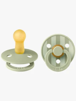 BIBS Sutter & Suttesnore-Studio Colour Sut 2-Pak Latex Str. 2 Rund, Pin/Sage Mix