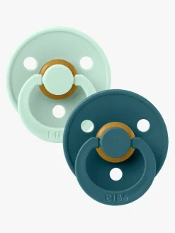 BIBS Sut Colour 2-pak Latex Størrelse 1, Nordic Mint/Forest Lake