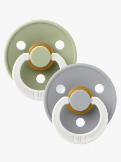 BIBS Sutter & Suttesnore-Sut Colour 2-pak Latex Størrelse 1, Sage Glow/Cloud Glow