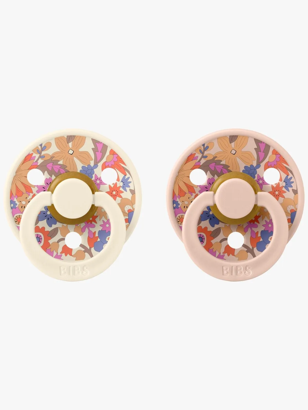 BIBS x Liberty Colour June Blossom Sut 2-pak Latex Str. 1, Blush Mix