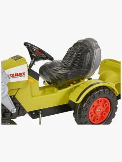 Pedal- & Gåbiler|BIG Pedaltraktor m. Trailer Claas Celtis