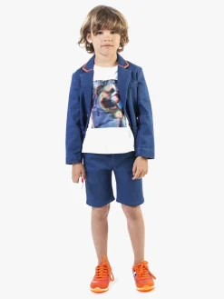 Børn BillyBandit T-Shirt & 3D-Briller, White