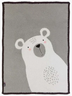 Børn BizziGrowin Bizzi Growin Strikket Tæppe Aio Baby, Polar Bear