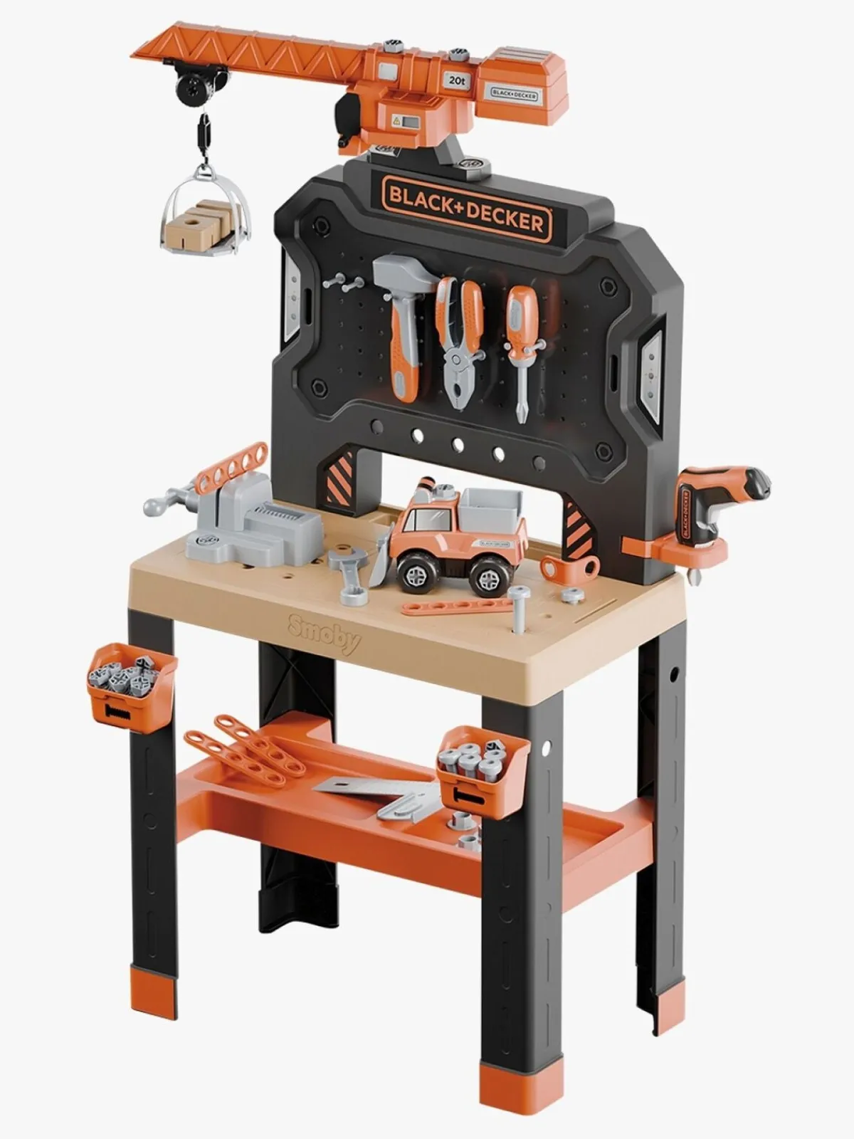 Smoby Rolleleg-BLACK+DECKER Bricolo Værktøjsbænk Byg