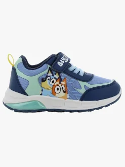 Børn Bluey Blinkende Sneakers, Dark Blue/Blue