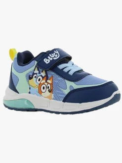 Børn Bluey Blinkende Sneakers, Dark Blue/Blue