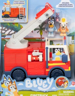 Legetøjsfigurer|Bluey Brandbil med Figurer