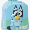 Børn Bluey 3D Mini Rygsæk 6L, Grøn/Blå