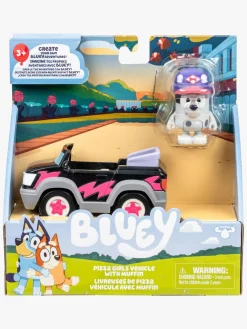 Legetøjsfigurer|Bluey Figur med Transportmiddel Muffin Flerfarvet