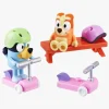 Bluey Legetøjsfigurer-Figursæt & Bingo med Løbehjul