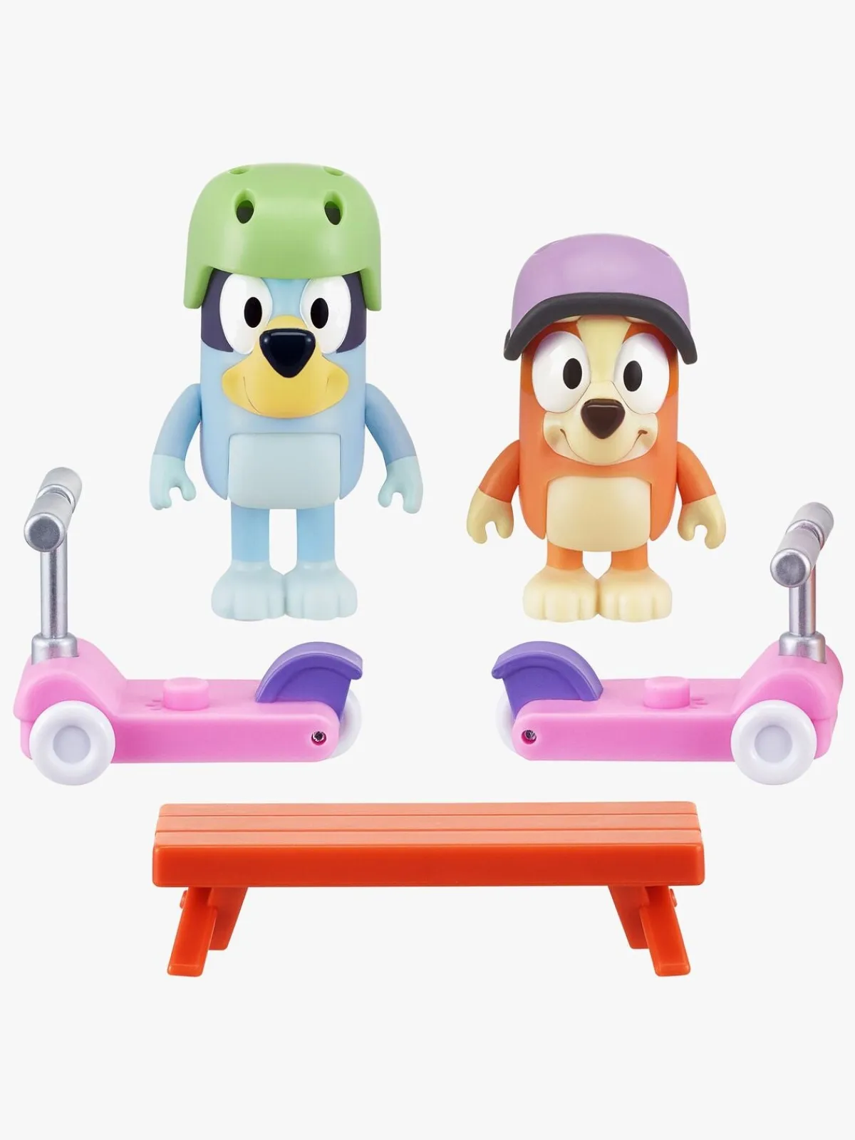 Bluey Legetøjsfigurer-Figursæt & Bingo med Løbehjul
