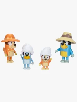 Bluey Legetøjsfigurer-Figursæt Familieferie 4-pak