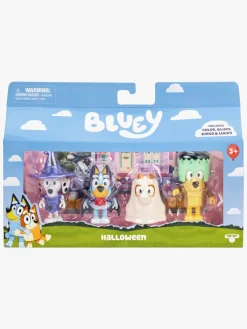 Legetøjsfigurer|Bluey Figursæt Halloween 4-pak Flerfarvet