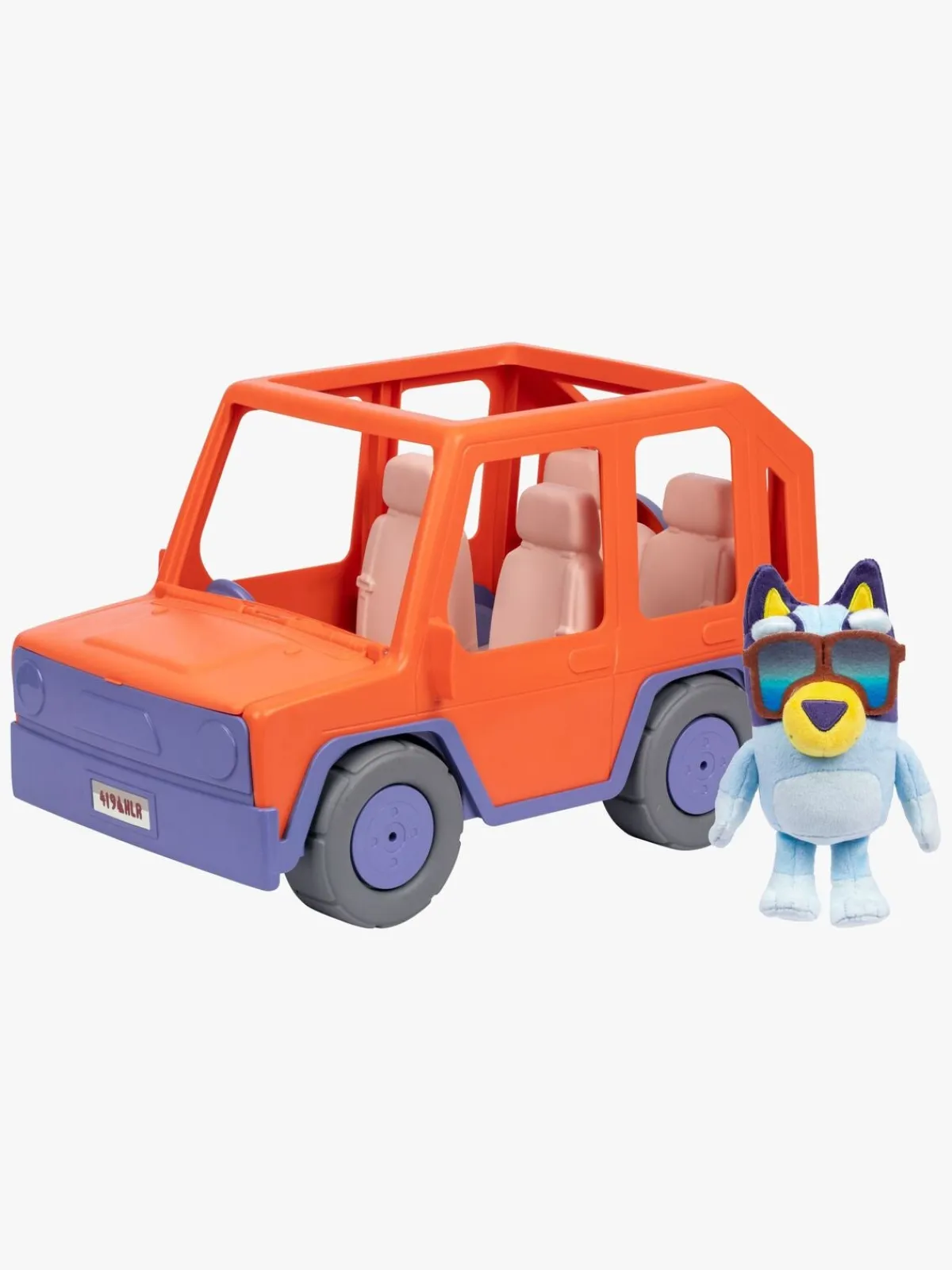 Bluey Heeler Bil med Bamse