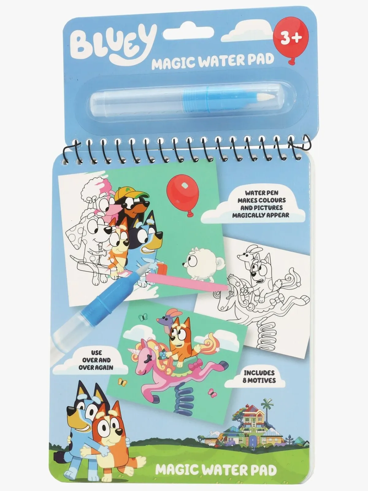 Børn Bluey Magic Water Malebog