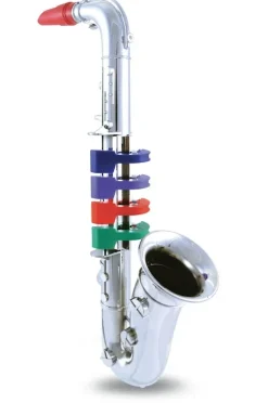 Musikinstrumenter|Bontempi Sølvfarvet Saxofon