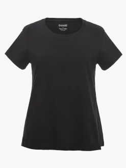 Boob Vente/Amme T-Shirt, Svart