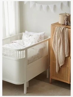 Børn Borgans Borganäs Sengesæt Tremmeseng Alvin 2-delt 100x130, Beige