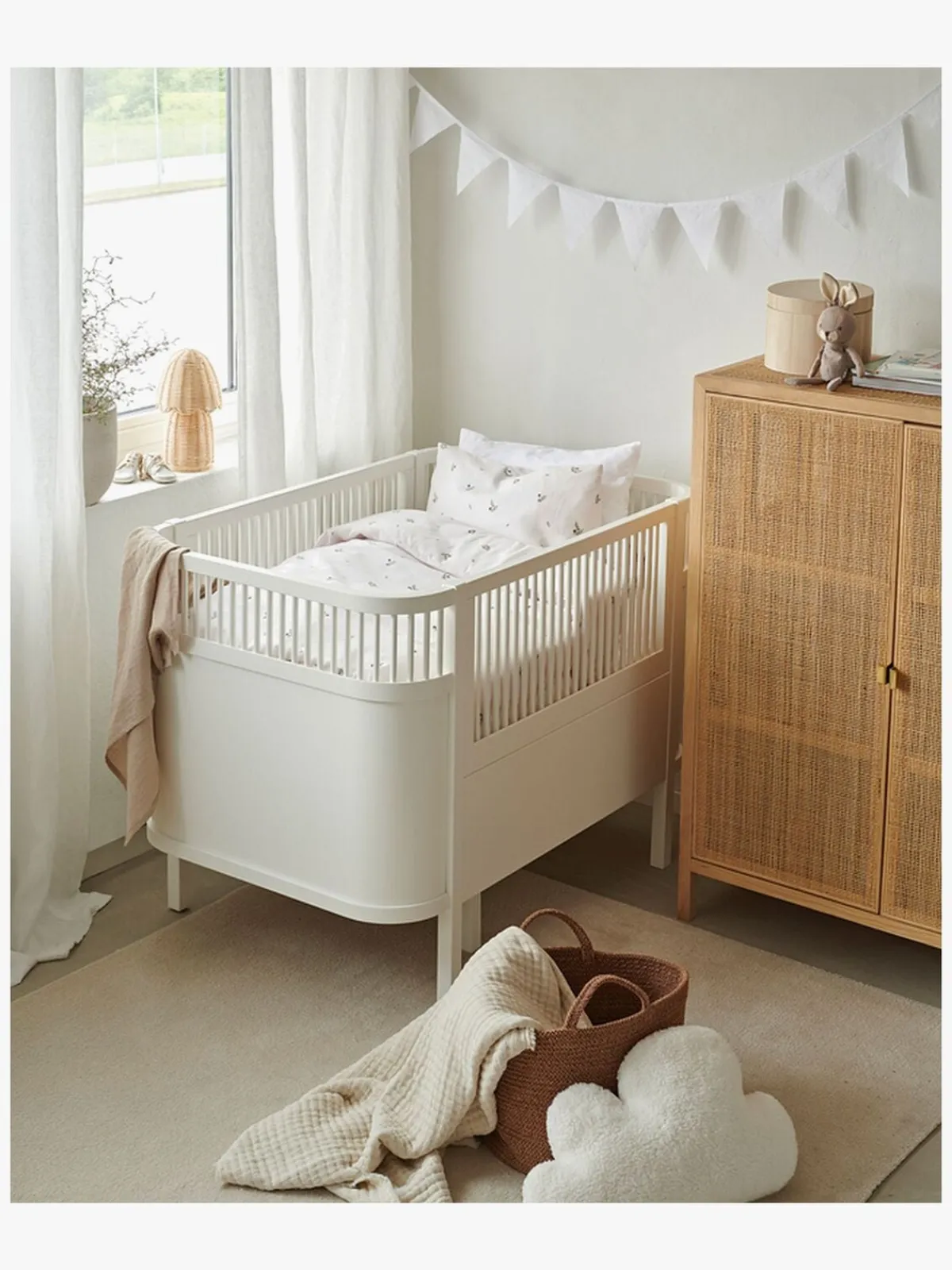 Børn Borgans Borganäs Sengesæt Tremmeseng Alvin 2-delt 100x130, Beige