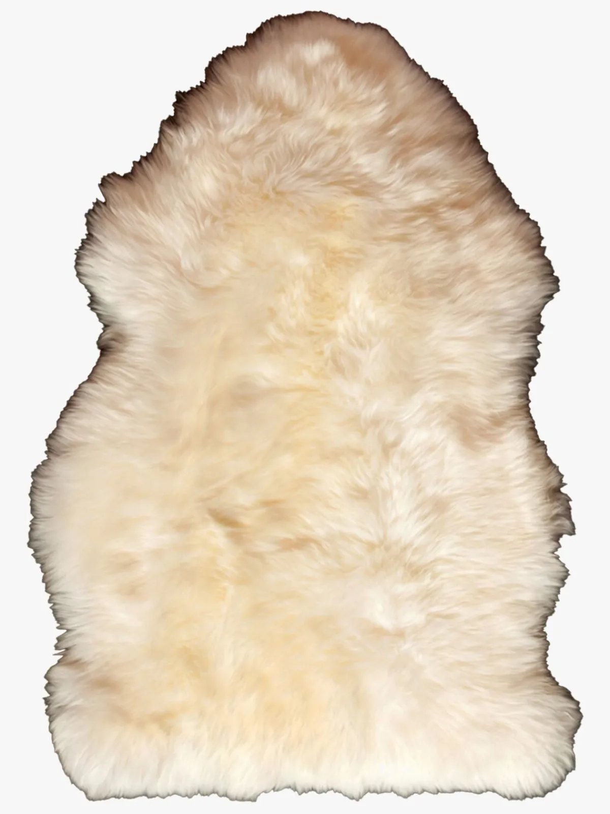 Bozz Vogntilbehør-Lammeskind Langhåret, White