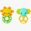 BrightStarts Babylegetøj-Bright Starts Oball Bidelegetøj 2-Pak