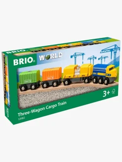 Brio Togbaner & Legeborde-33982 Godstog Med Tre Vogne