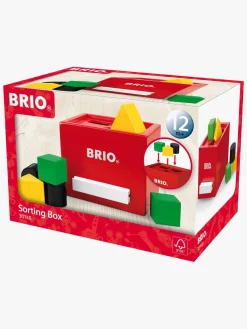 Trælegetøj|Legetøj Til Børn På 0-10 År|Brio 30148 Putteboks, Rød
