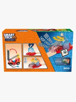 Brio Togbaner & Legeborde-33976 Rescue Action Tunnel-set, Smart Tech Sound