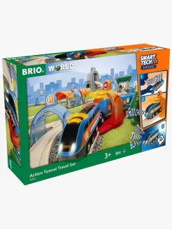 Brio Togbaner & Legeborde-33972 Smart Tech Sound Action tunnel rejsesæt