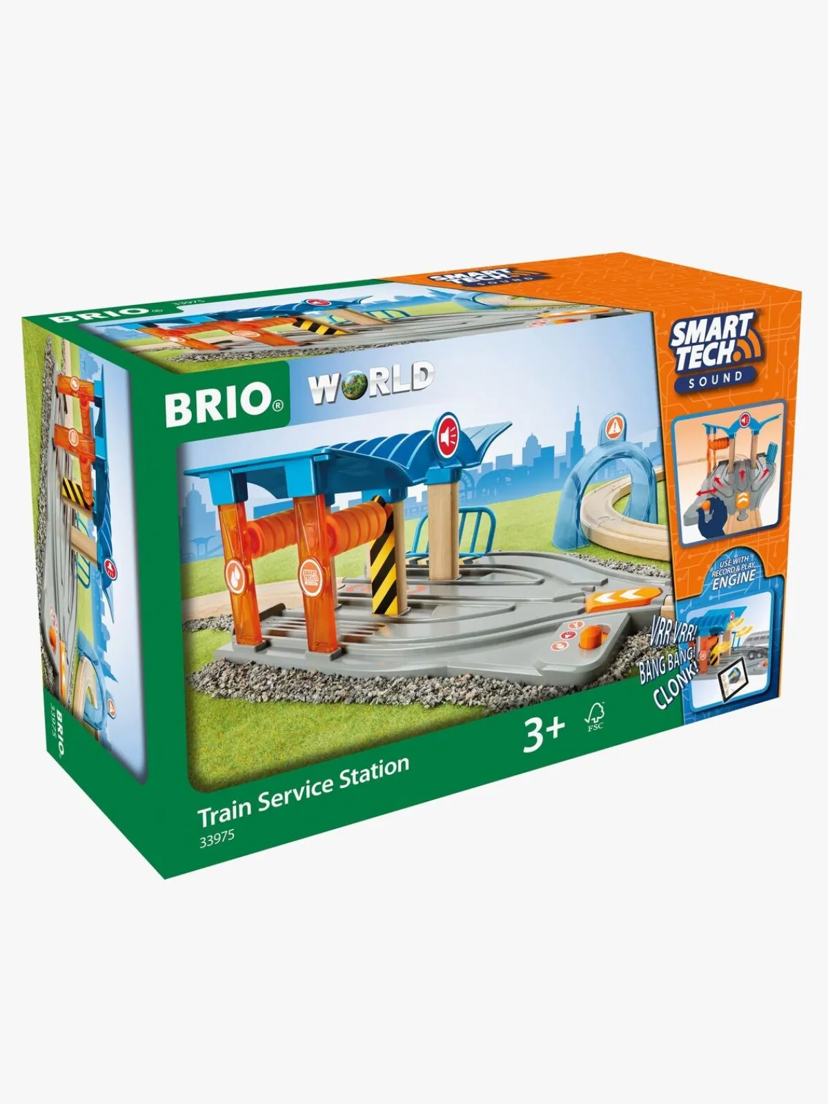 Togbaner & Legeborde|Brio 33975 Togservicestation, Smart Tech Sound