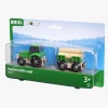 Brio Togbaner & Legeborde-33799 Traktor m/vogn og tømmer