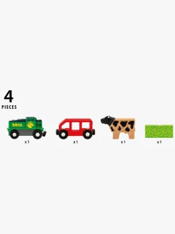 Brio Togbaner & Legeborde-36018 World Farm Batteri Traktor