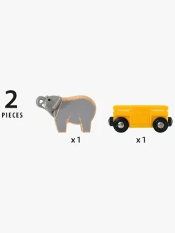 Brio World 33969 Elefant Og Vogn